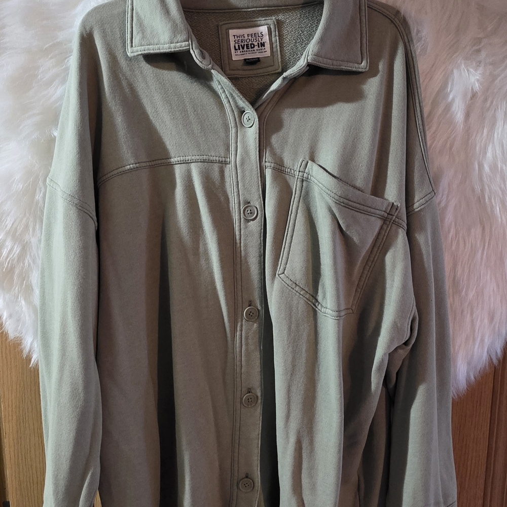 AE Fleece Shacket